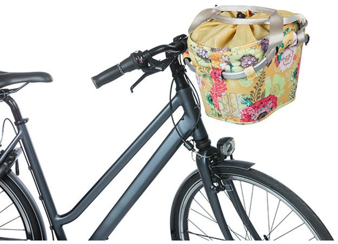 Basket Basil Bloom Field carry all front basket KF, 15L, yellow