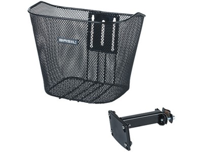 Basket Basil Bremen Front black 2