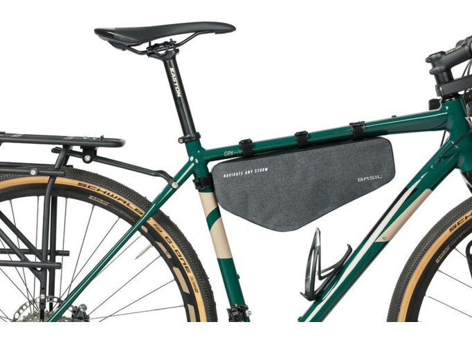 Basil Navigator Storm M - frame bag - 2,2 liters - black