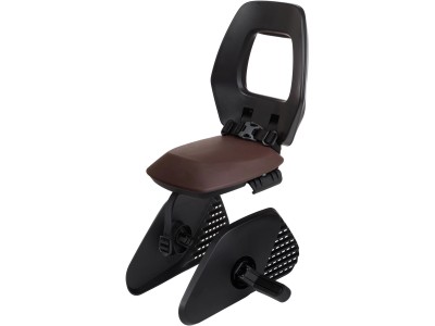 Child seat on carrier Bobike ONE Junior black/dark brown