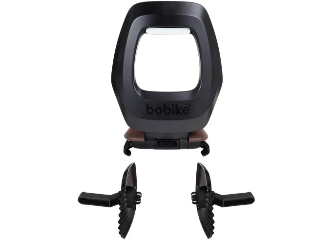 Child seat on carrier Bobike ONE Junior black/dark brown