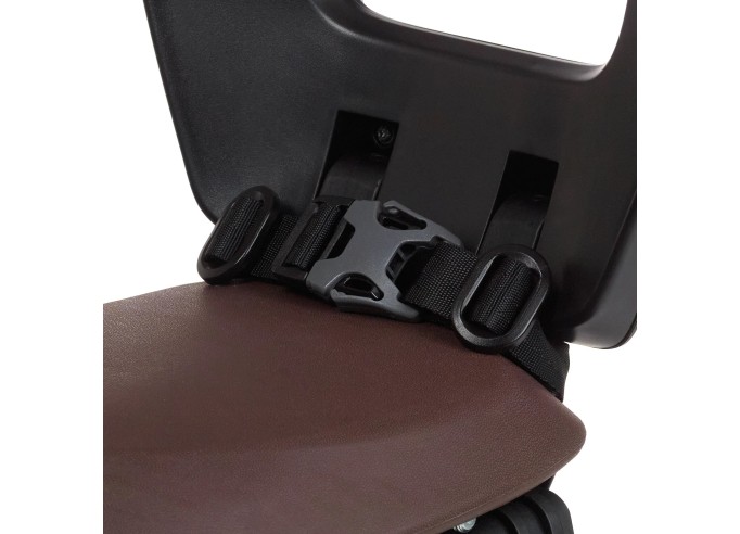 Child seat on carrier Bobike ONE Junior black/dark brown