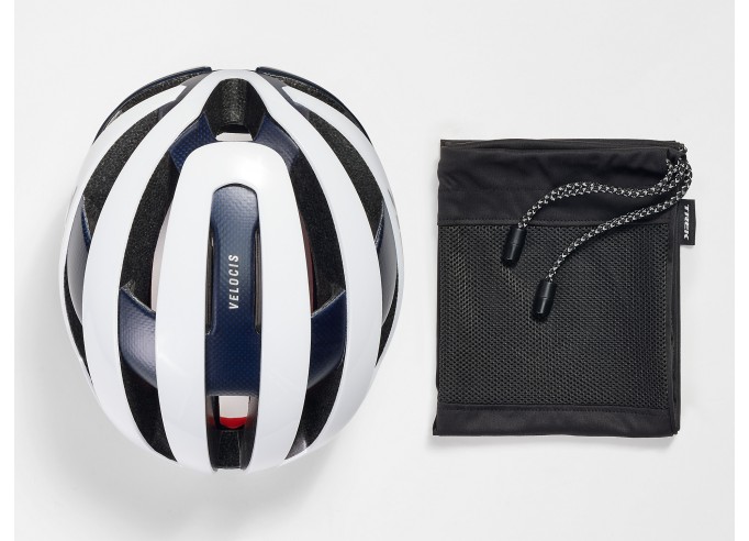 Helmet TREK Velocis MIPS Crystal White/Nautical Navy