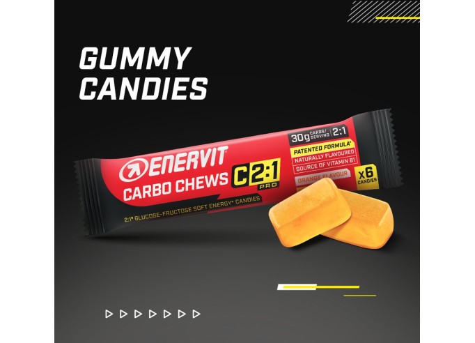 Enervit Carbo Chews C2:1PRO orange