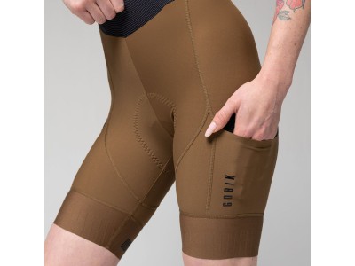 BIB SHORTS GOBIK GRIT WOMEN TOFFEE - K9