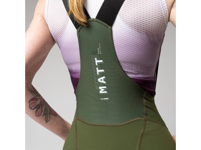 BIB SHORTS GOBIK MATT WOMEN TIMBER GREEN - K9
