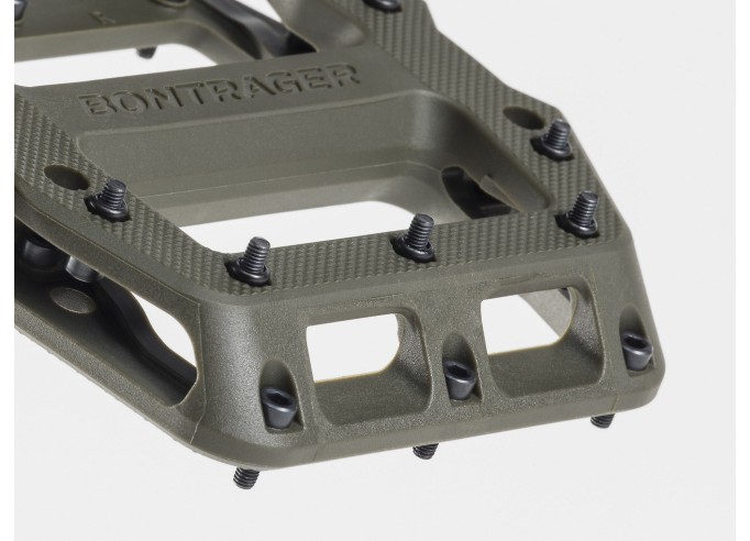 TREK Line Elite Flat pedalai, olive green