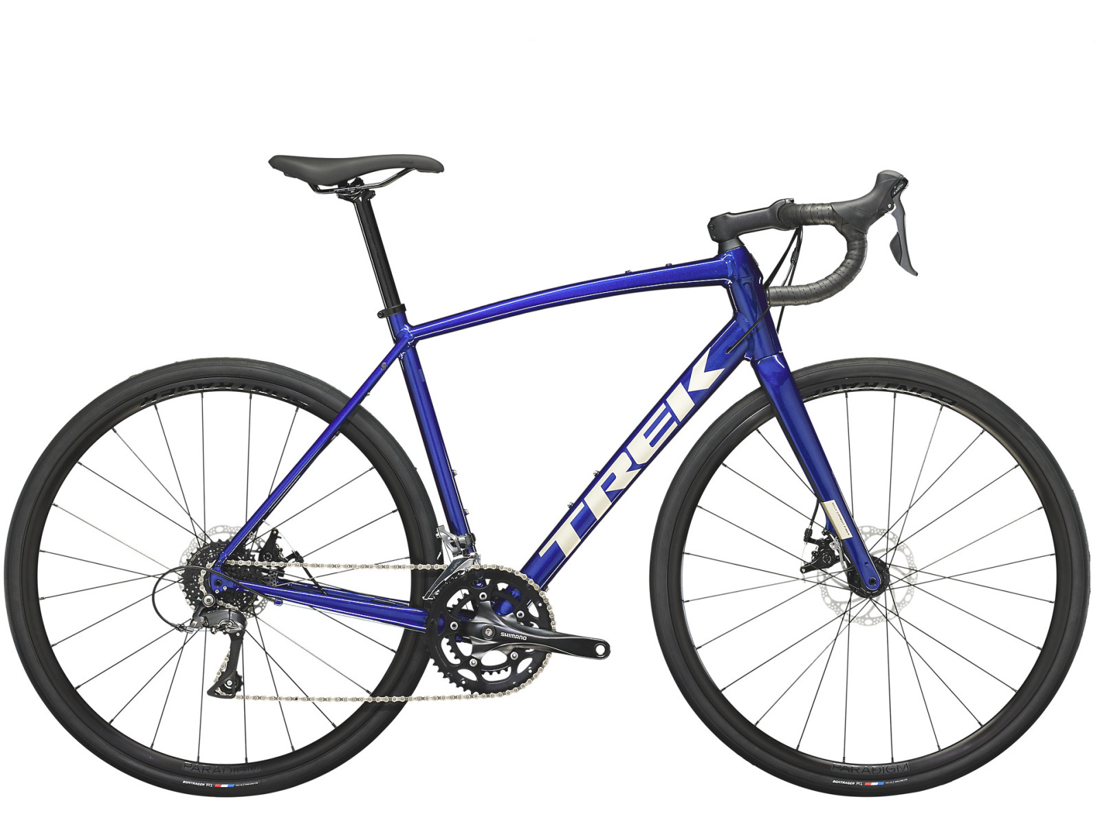 Trek black and blue bike hot sale