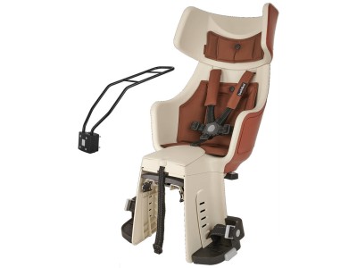 Child seat on frame Bobike Exclusive Tour plus Cinnamon Brown with LED