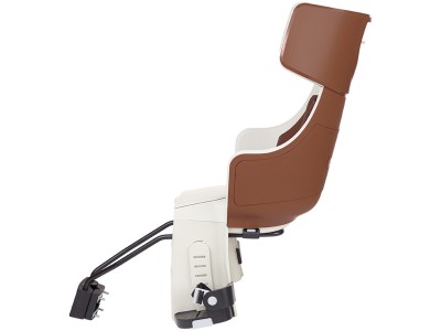 Child seat on frame Bobike Exclusive Tour plus Cinnamon Brown with LED 2