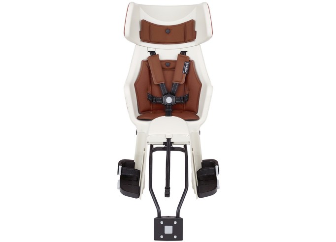 Child seat on frame Bobike Exclusive Tour plus Cinnamon Brown with LED