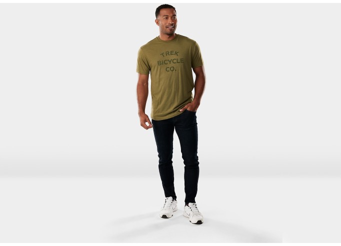 Trek Bicycle Tonal Unisex T-Shirt olive