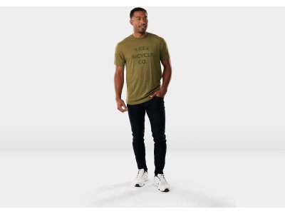 Trek Bicycle Tonal Unisex T-Shirt olive