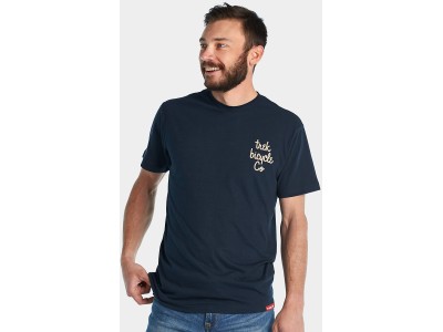 Trek Check Script Unisex T-Shirt Navy