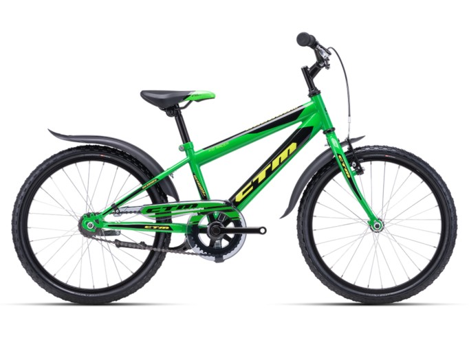 Kids bicycle CTM Scooby 1.0 green/black