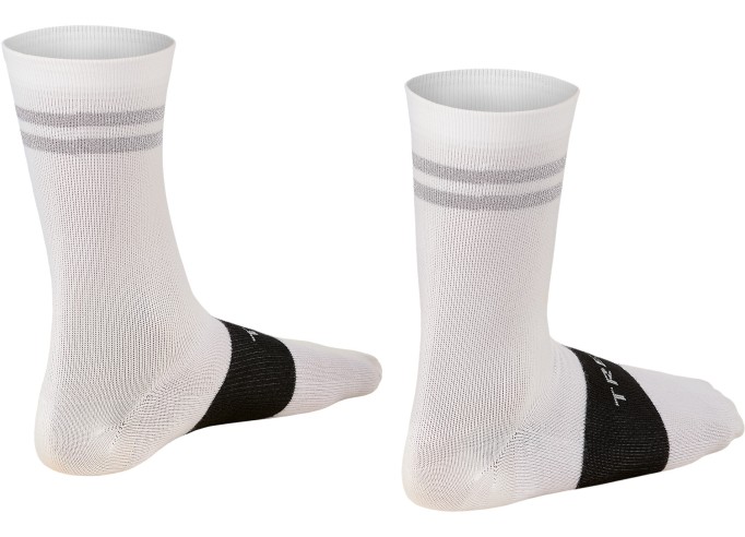 Socks Trek Race Reflective Crew Cycling white