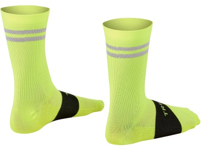 Socks Trek Race Reflective Crew Cycling Radioactive Yellow