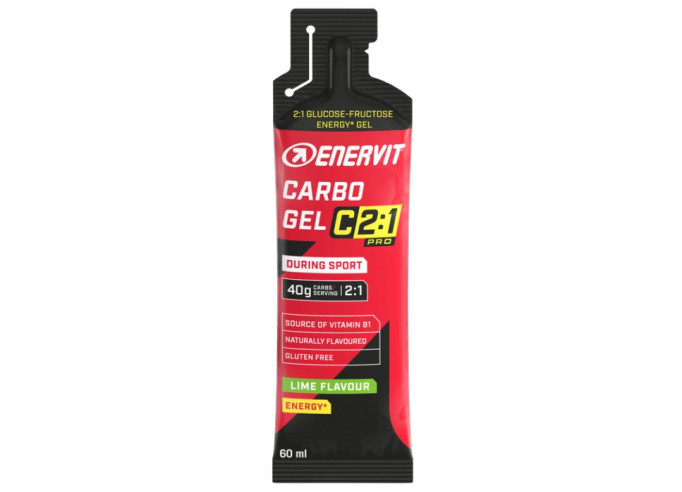 Carbo geliukas Enervit C2:1PRO Lime