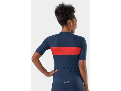 Cycling Jersey Trek Circuit Women's LTD Deep Dark Blue/Viper Red 2