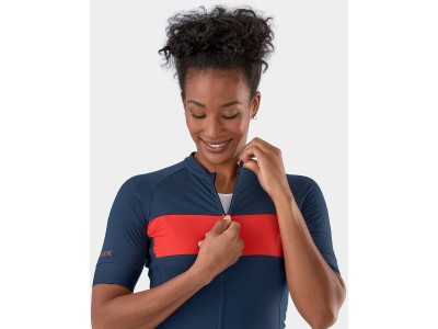 Cycling Jersey Trek Circuit Women's LTD Deep Dark Blue/Viper Red