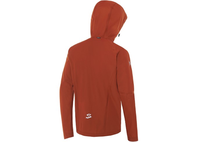Spiuk ALL TERRAIN Waterproof Hoodie red