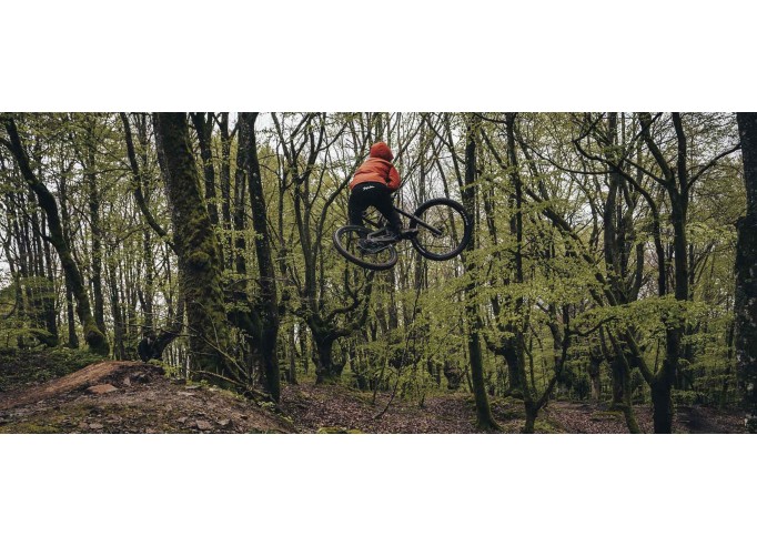 Spiuk ALL TERRAIN Waterproof Hoodie red