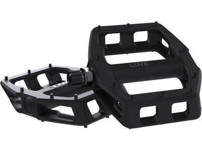 TREK Line Comp Flat black pedalai, black