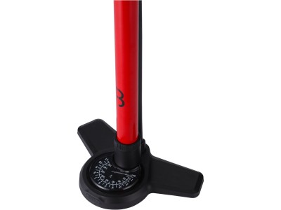 Floor pump BBB BFP-28 AirBoost 2.0 red