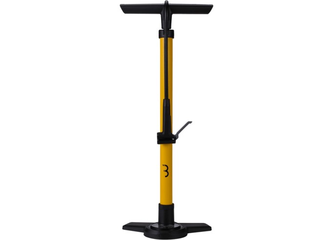 Floor pump BBB BFP-28 AirBoost 2.0 yellow
