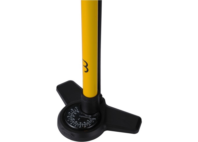 Floor pump BBB BFP-28 AirBoost 2.0 yellow