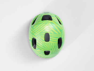 Bontrager Little Dipper vaikiškas dviratininko šalmas, Radioactive Green/Radioactive Yellow