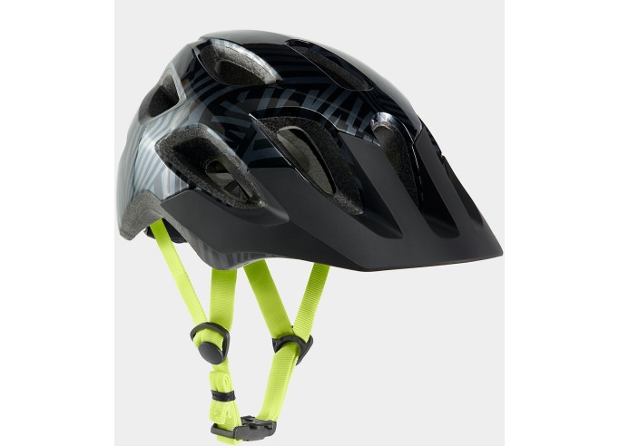 Bontrager Tyro vaikiškas dviratininko šalmas, Black/Radioactive Yellow