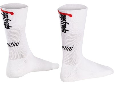 Socks Santini Trek-Segafredo Women's Team white/blue 2