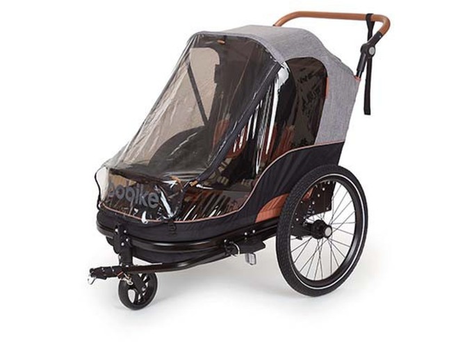 Piekabe Bobike Trailer Moobe Bobike Grey