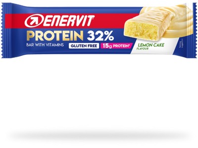 Enervit Lemon Cake 32% baltyminis batonėlis, 48g