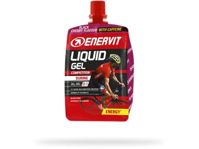 Enervit Liquid Gel Competition with caffeine, black cherry