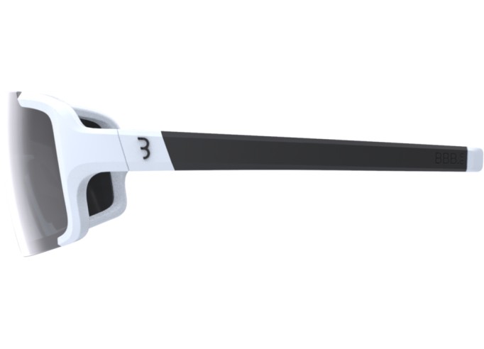 Glasses BBB BSG-69 Chester Smoke flash mirror matt white