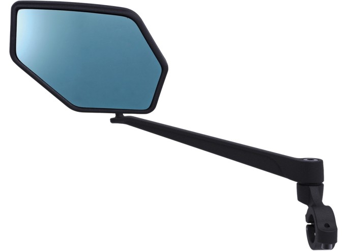 Handlebar mirror BBB BBM-02 E-view clamp mount left black 22.2mm