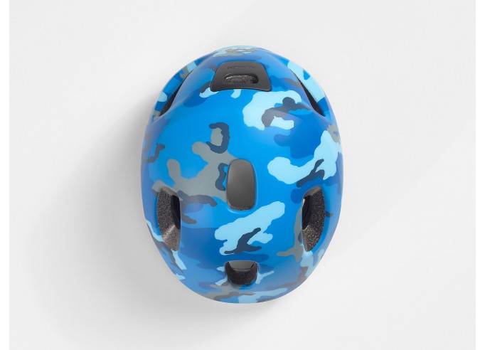 Bontrager Big Dipper MIPS dviratininko šalmas, blue camo