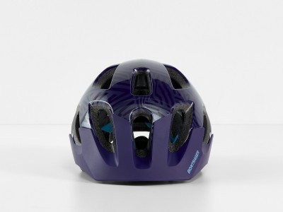 Bontrager Tyro vaikiškas dviratininko šalmas, Purple Abyss/Azure 2