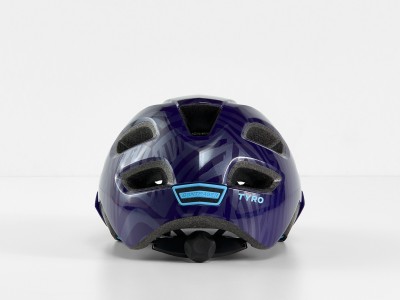 Bontrager Tyro vaikiškas dviratininko šalmas, Purple Abyss/Azure