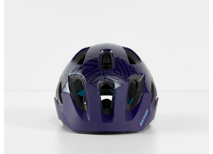 Bontrager Tyro Youth Bike Helmet Purple Abyss/Azure