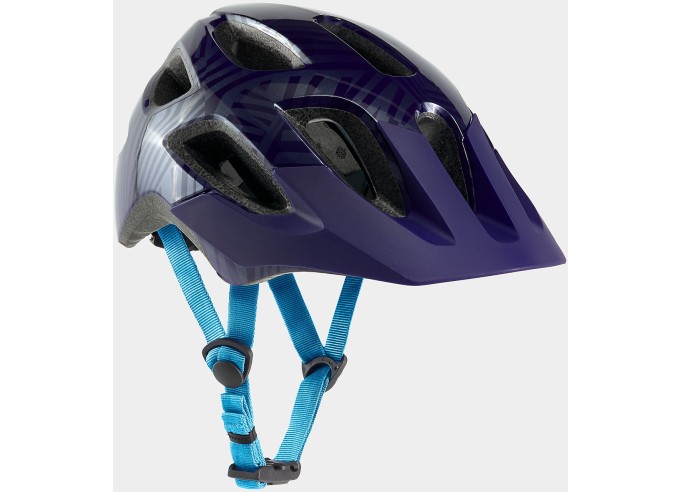 Bontrager Tyro Youth Bike Helmet Purple Abyss/Azure