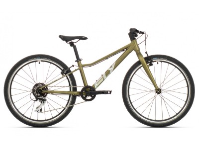 Kids bike Superior FLY 24 Matte Olive Metallic/Hologram Chrome