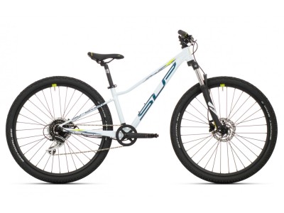 Kids bike Superior Racer XC 27 Gloss White/Blue/Neon Yellow