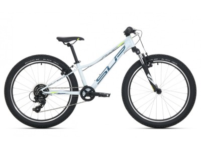Superior Racer XC 24'' vaikiškas dviratis, Gloss White/Blue/Neon Yellow