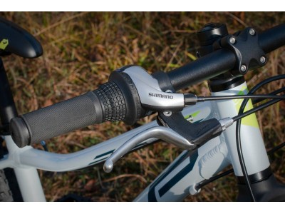 Kids bike Superior Racer XC 24 Gloss White/Blue/Neon Yellow