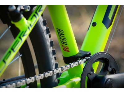 Superior Racer XC 24'' vaikiškas dviratis, Matte lime/Black/Red
