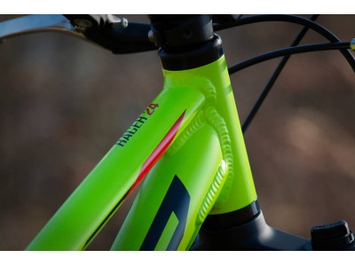 Superior Racer XC 24'' vaikiškas dviratis, Matte lime/Black/Red
