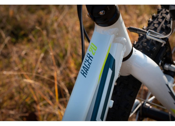 Superior Racer XC 20'' vaikiškas dviratis, white/blue/yellow